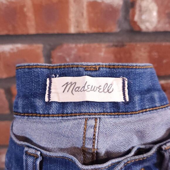 Madewell 9" Mid-Rise Skinny Jeans in Creston Wash Stretch Denim Basic Women's 25 - Picture 6 of 7